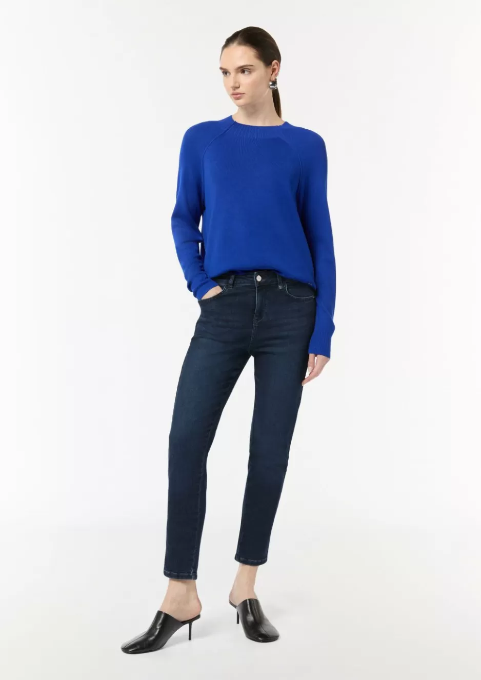 Comma Ankle-Jeans mit Slim Leg< Jeans