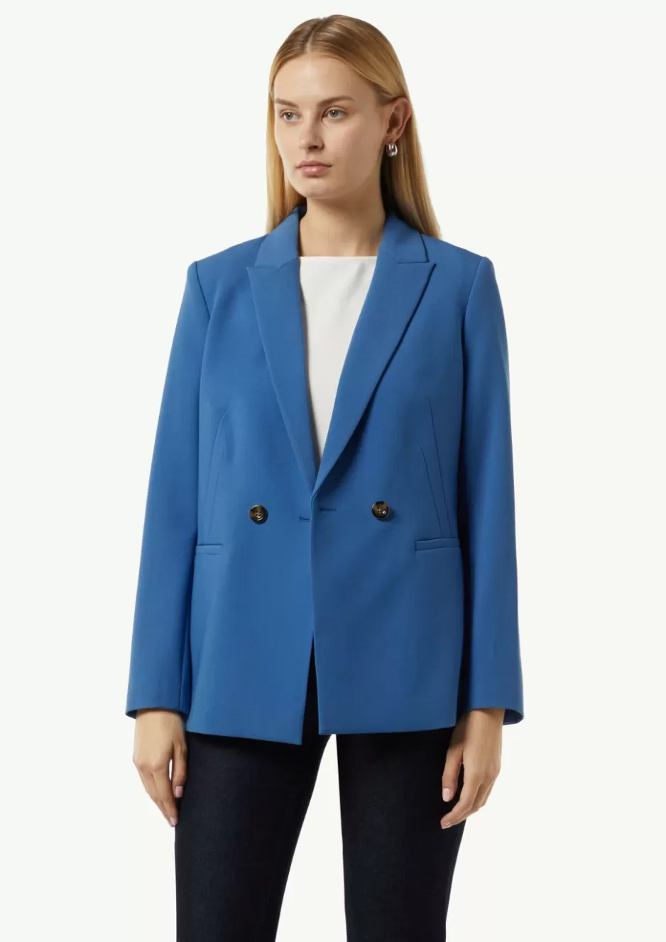 Comma Antaillierter Twill-Blazer< Nachhaltige Styles | Blazer