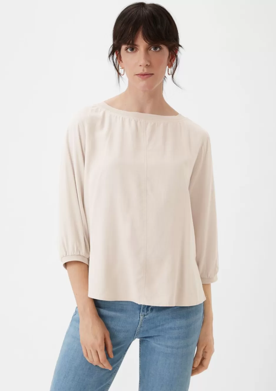 Comma 3/4-Arm-Bluse aus Modal< Blusen