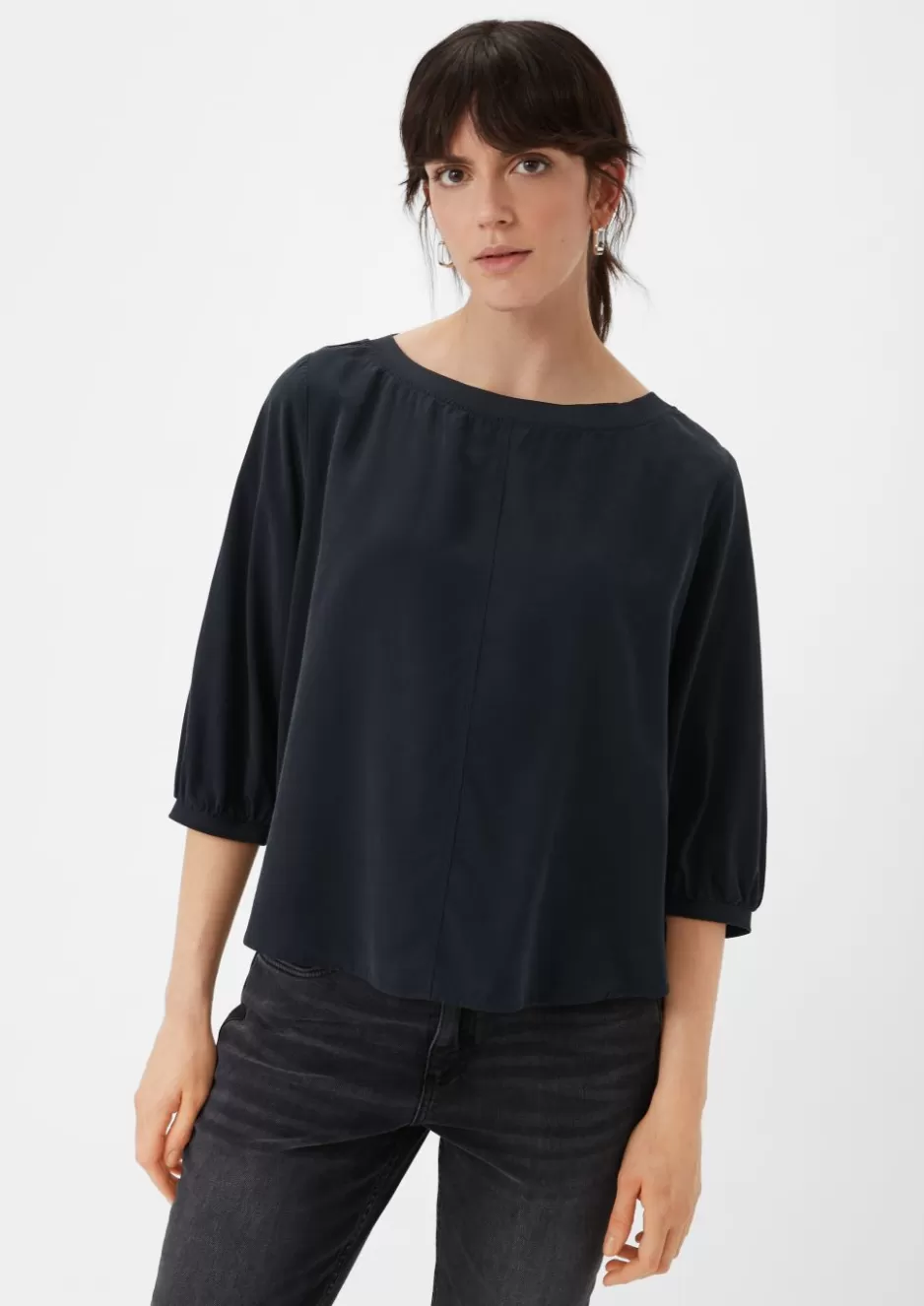 Comma 3/4-Arm-Bluse aus Modal< Season Specials | Blusen