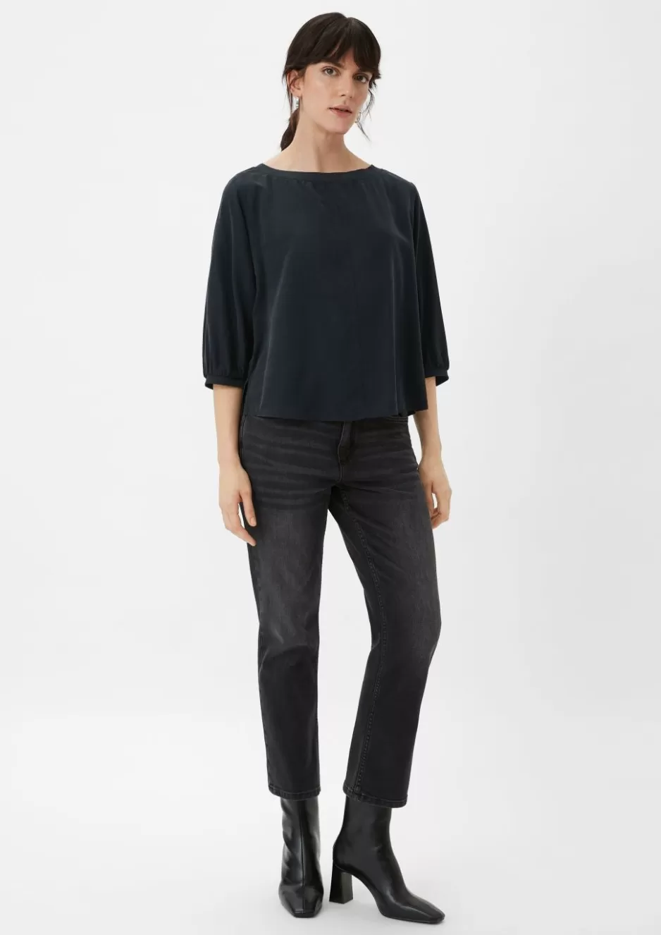 Comma 3/4-Arm-Bluse aus Modal< Season Specials | Blusen