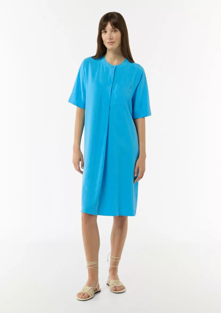 Comma Ausgestelltes T-Shirt-Kleid aus Modal< Kleider