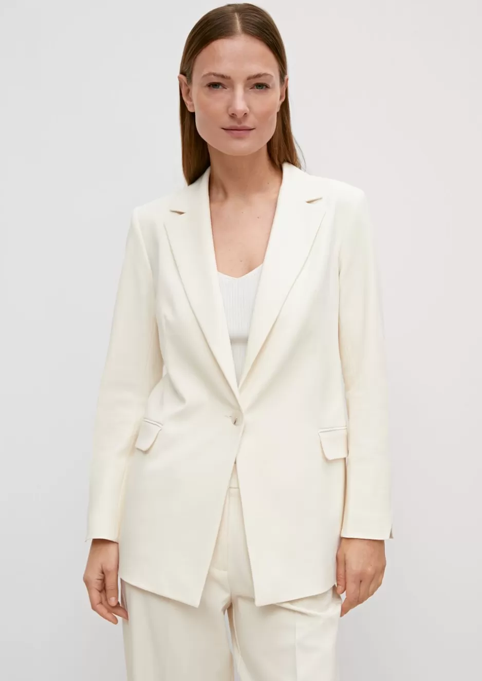 Comma Blazer aus Twill< Hosenanzüge | Blazer