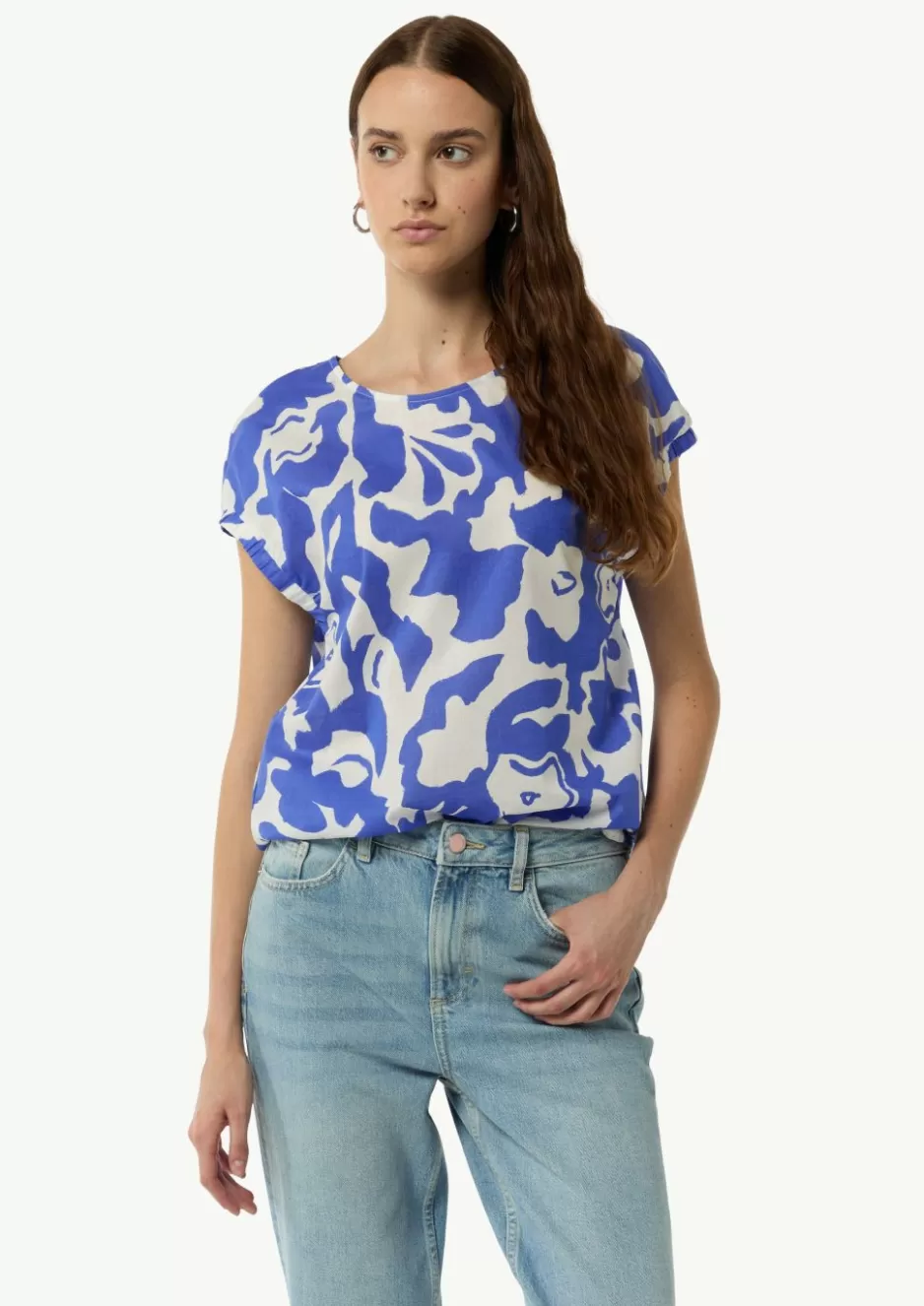 Comma Bluse mit All-over-Print< Nachhaltige Styles | Blusen