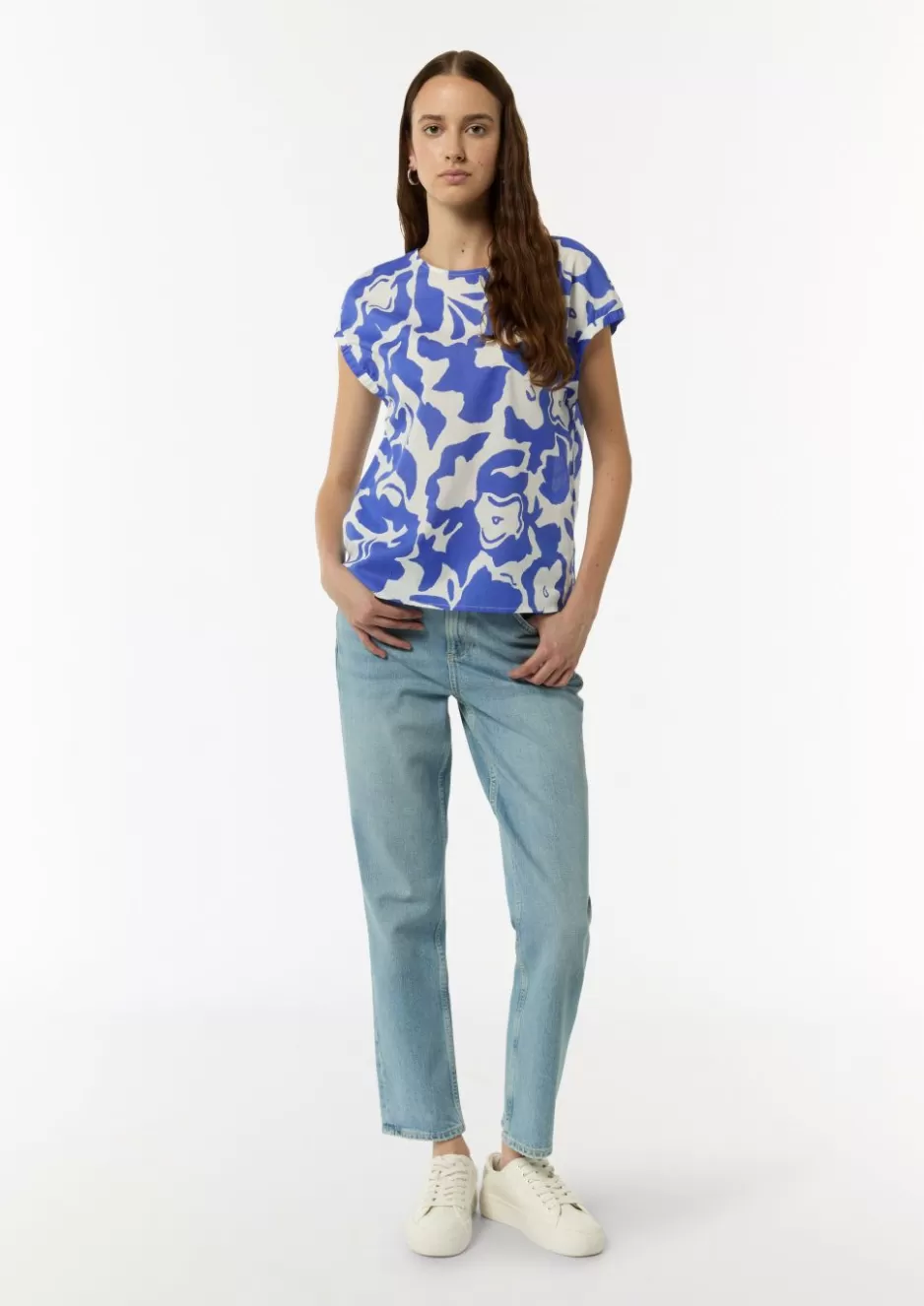 Comma Bluse mit All-over-Print< Nachhaltige Styles | Blusen