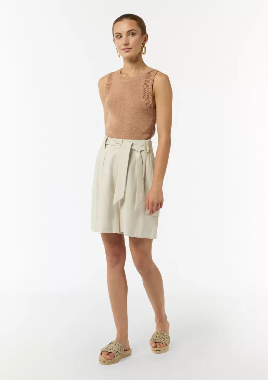 Comma High Waist-Shorts mit Cargotasche< Nachhaltige Styles | Hosen