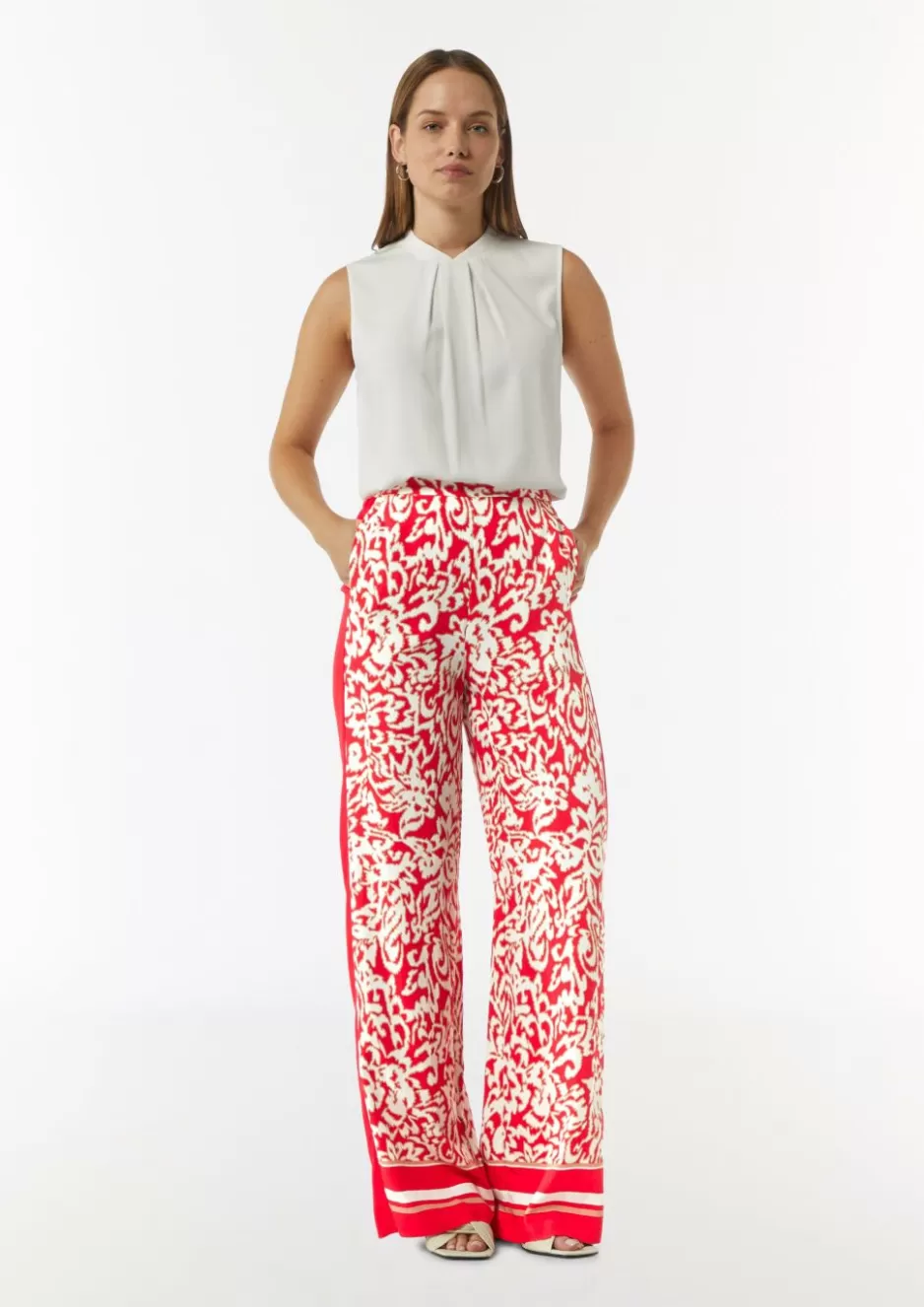 Comma Hose mit All-over-Print< Nachhaltige Styles | Hosen