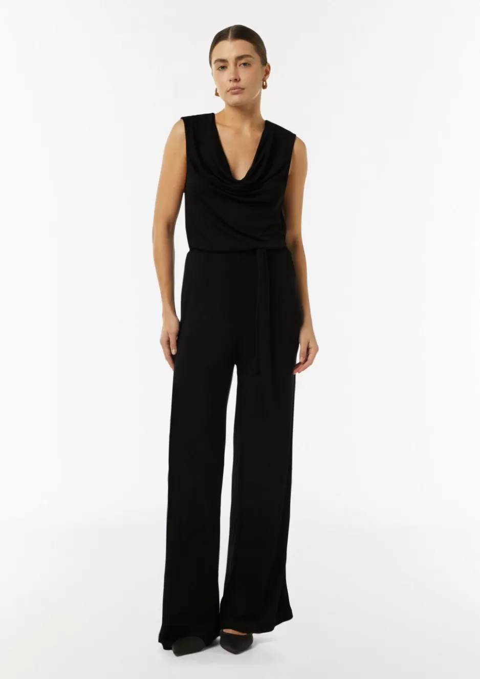 Comma Jersey-Jumpsuit mit Wasserfall-Ausschnitt< Jumpsuits