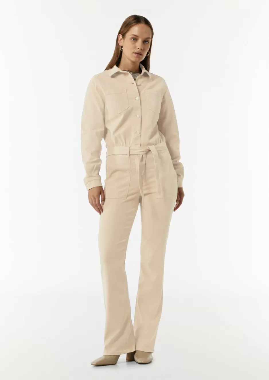 Comma Jumpsuit mit Flared Leg aus Lyocellmix< Nachhaltige Styles | Jumpsuits