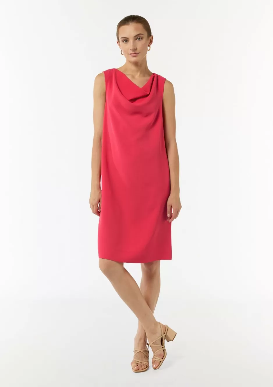 Comma Kurzes Kleid mit Crêpestruktur< Kleider