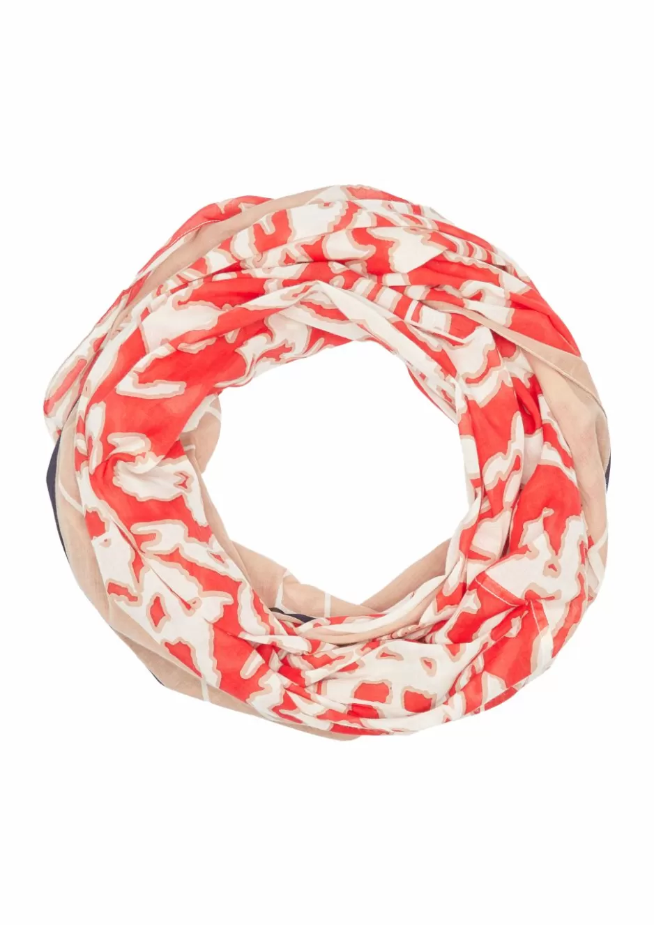 Comma Loop-Schal aus Baumwolle mit All-over-Print< Nachhaltige Styles | Accessoires