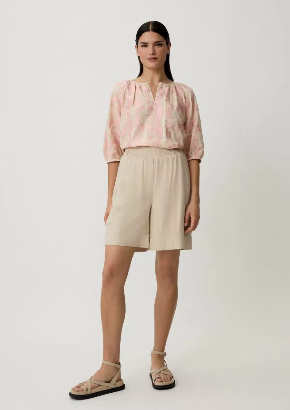 Comma Loose: Shorts aus Twill< Nachhaltige Styles | Hosen