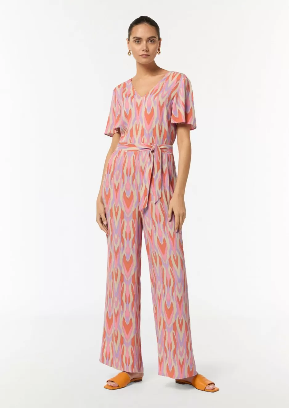 Comma Overall mit Crêpestruktur< Jumpsuits