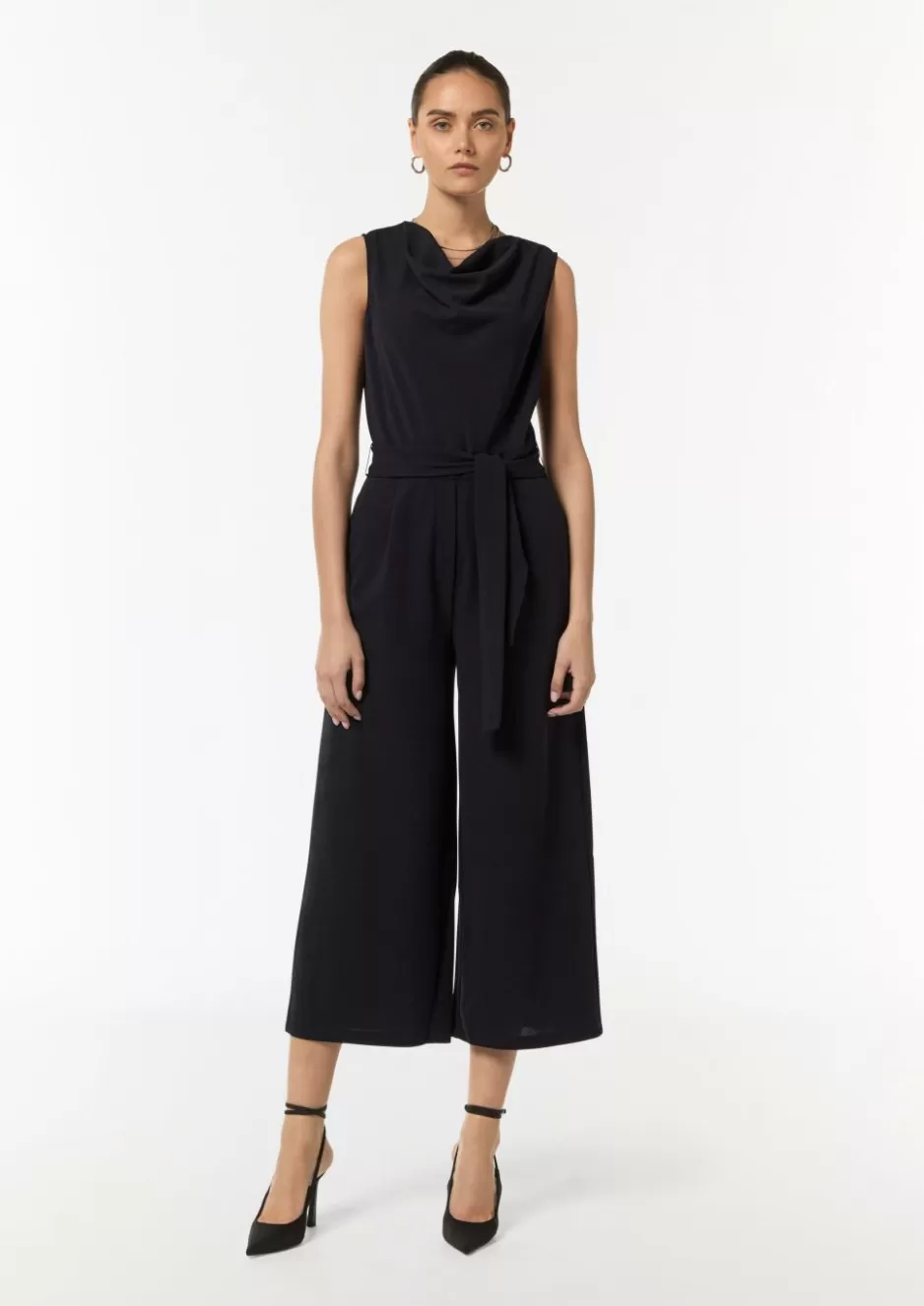 Comma Overall mit Crêpestruktur< Jumpsuits