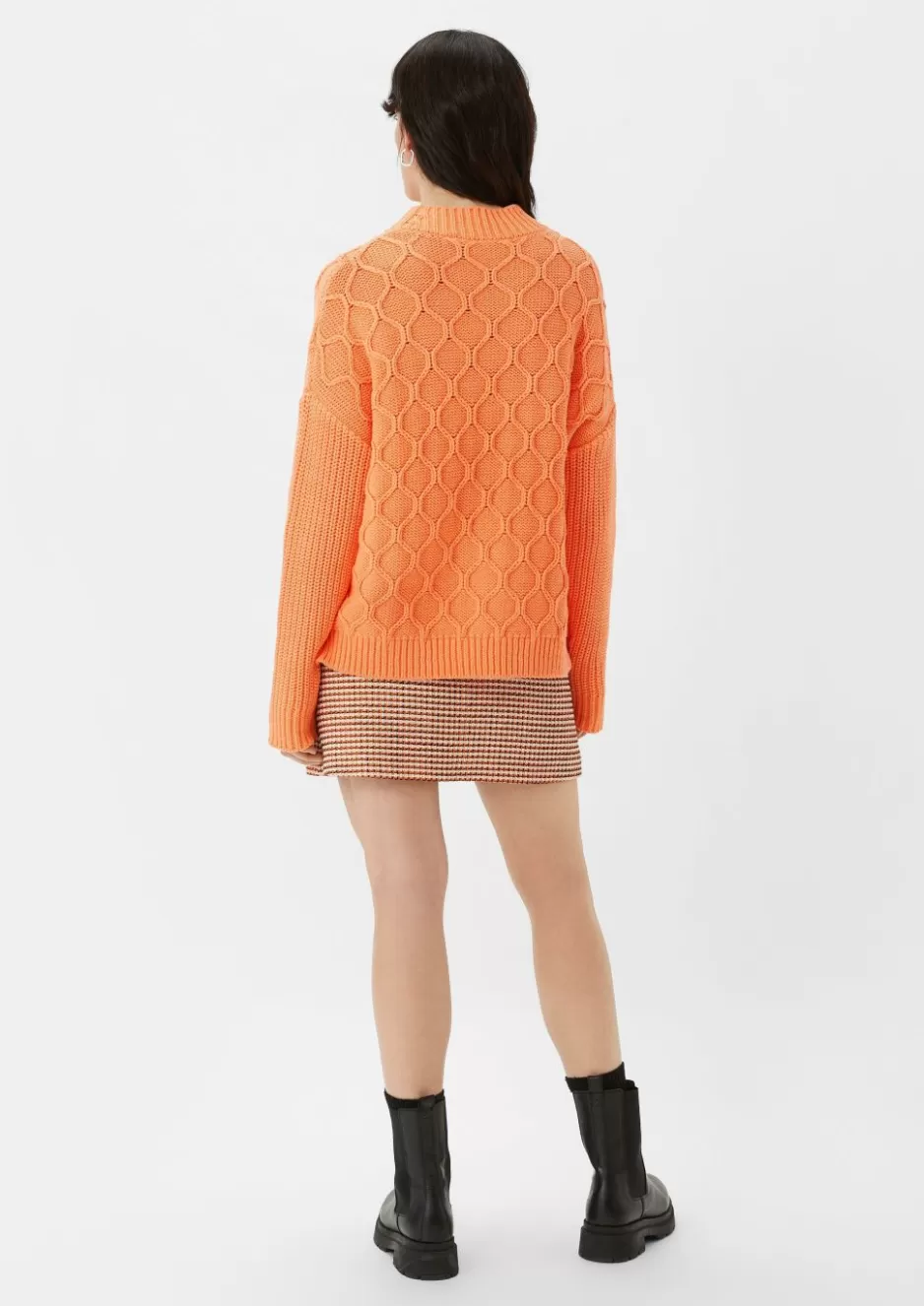 Comma Oversized Grobstrickpullover aus Baumwollmix< Nachhaltige Styles | Strick / Pullover