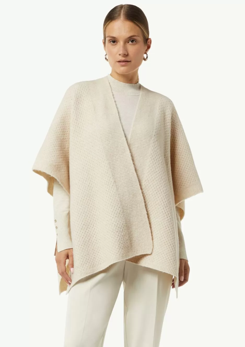 Comma Poncho mit Strukturmuster< Nachhaltige Styles | Accessoires