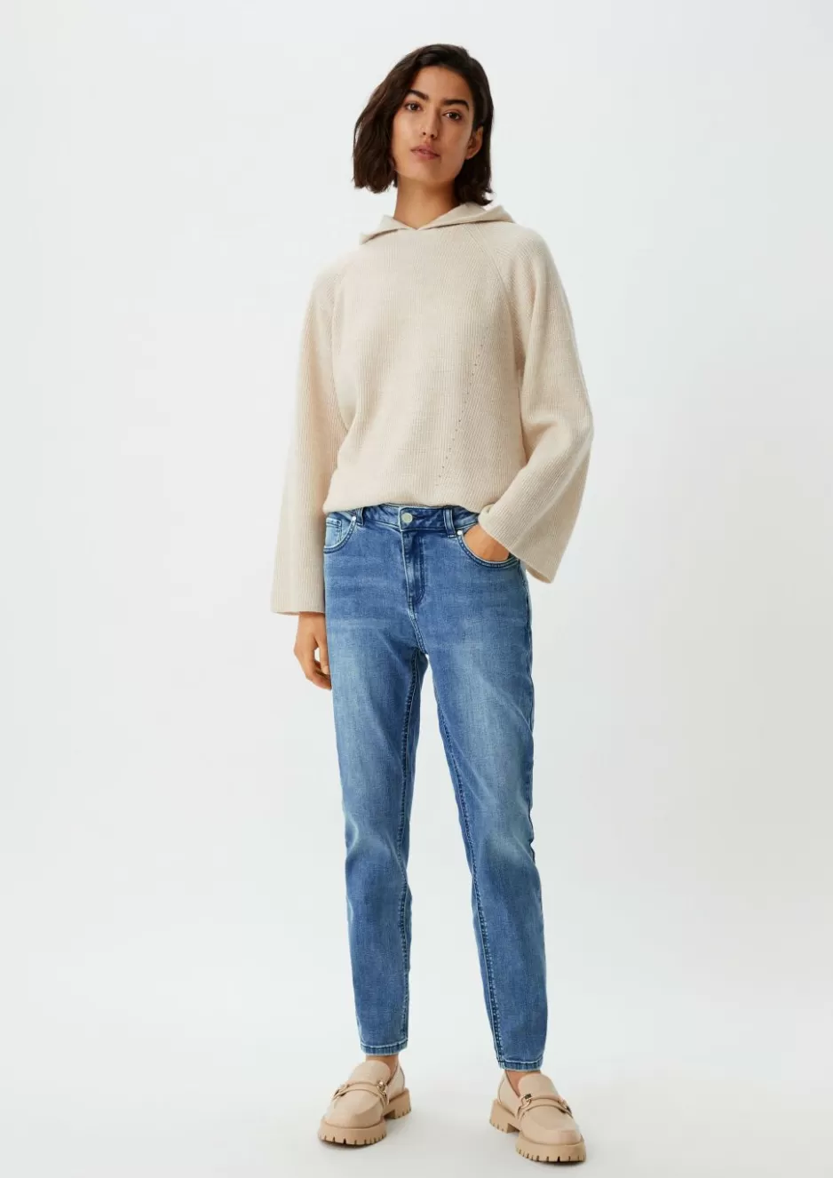 Comma Regular Fit: Slim leg-Denim mit Wascheffekt< Nachhaltige Styles | Jeans