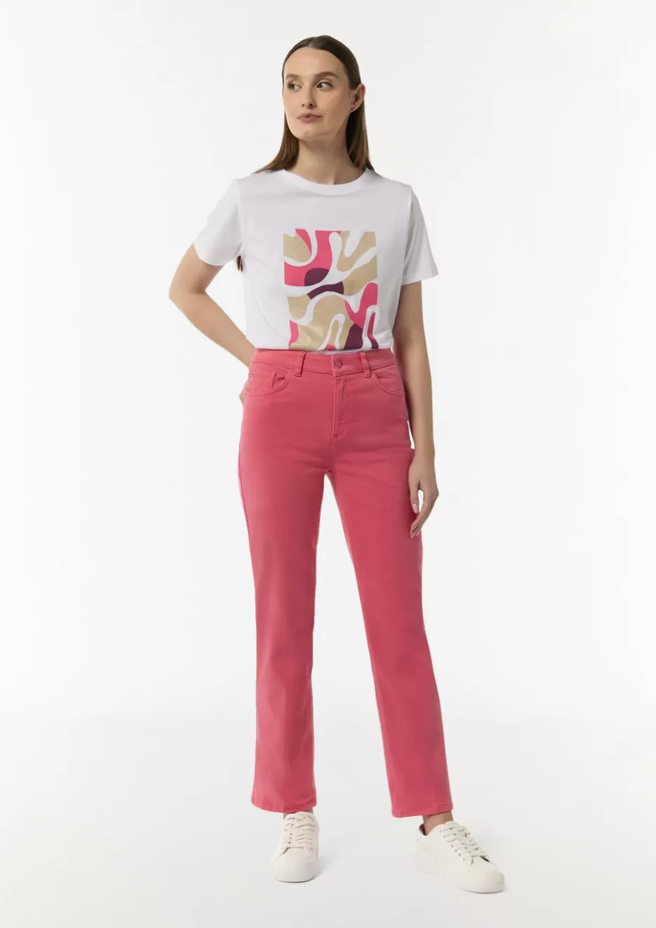 Comma Slim: Hose mit Flared Leg< Nachhaltige Styles | Hosen