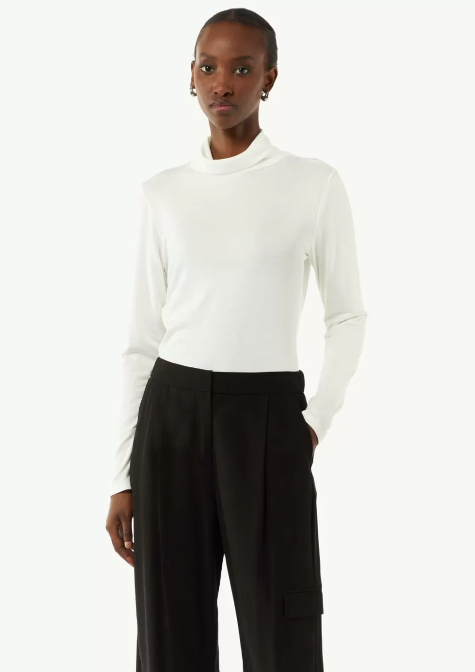 Comma Slim-Fit-Longsleeve mit Turtleneck< Shirts & Tops