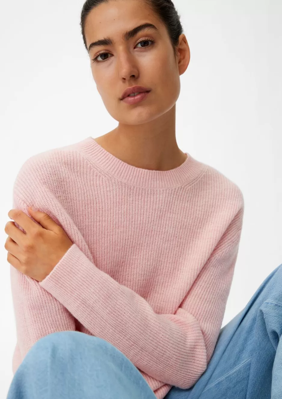 Comma Softer Pullover aus Wollmix< Strick / Pullover