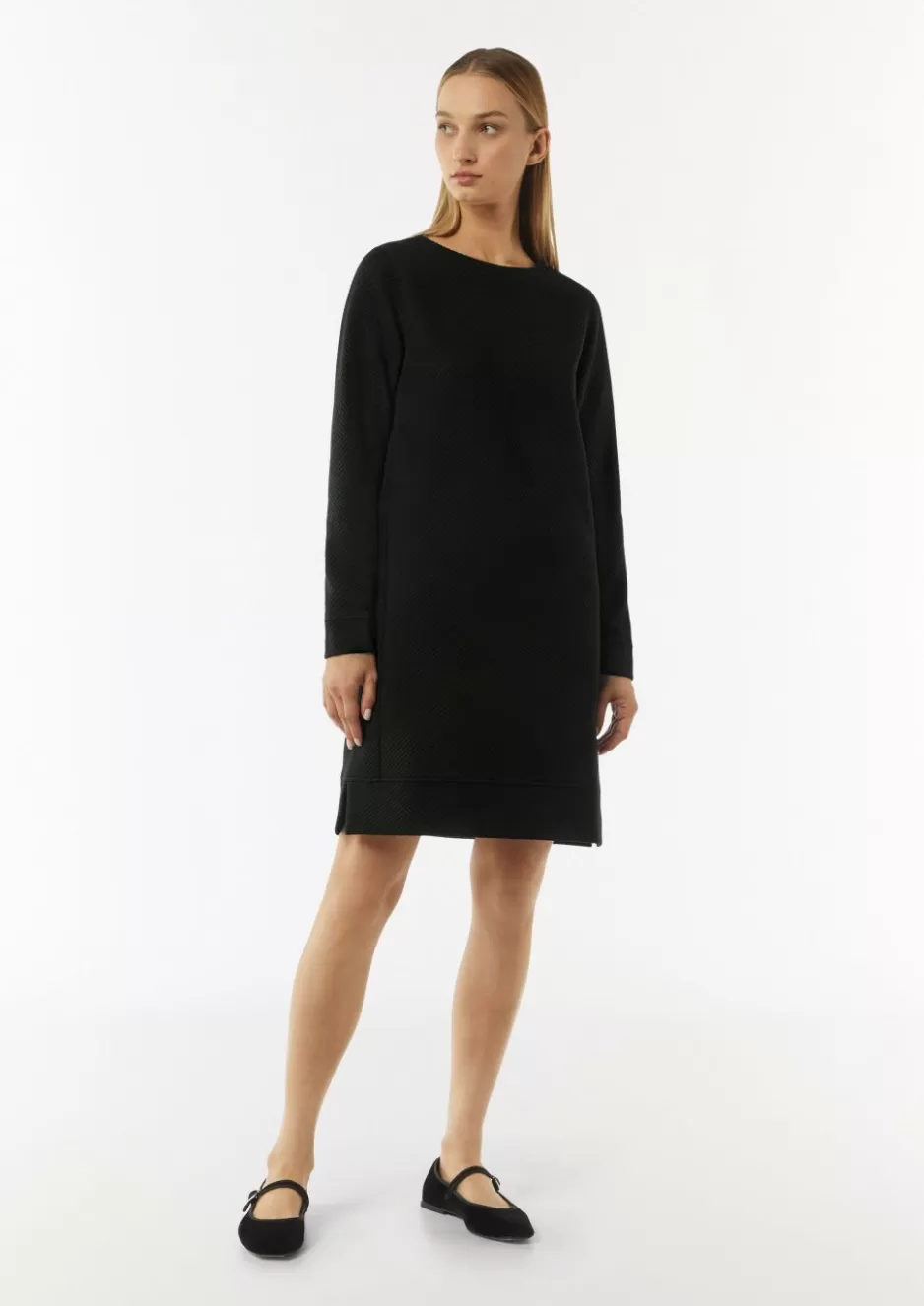 Comma Strukturiertes Jersey-Kleid< Kleider | Season Specials