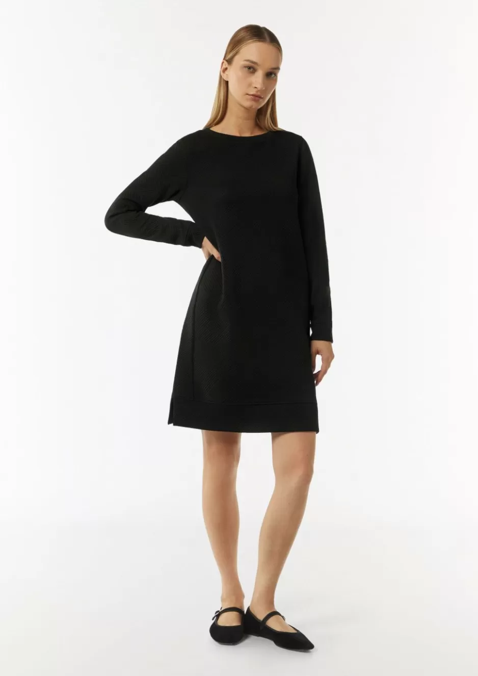 Comma Strukturiertes Jersey-Kleid< Kleider | Season Specials