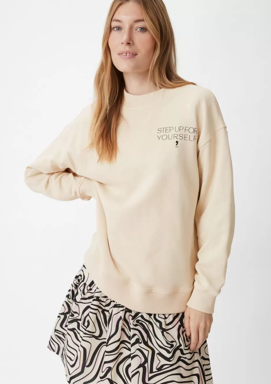 Comma Sweatshirt mit Statement-Print< Nachhaltige Styles | Sweatshirts & Hoodies