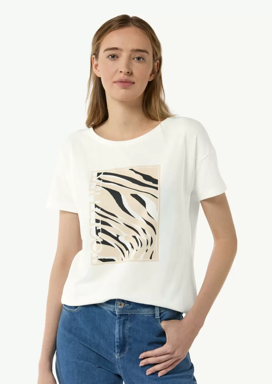 Comma T-Shirt mit Frontprint< Nachhaltige Styles | Shirts & Tops