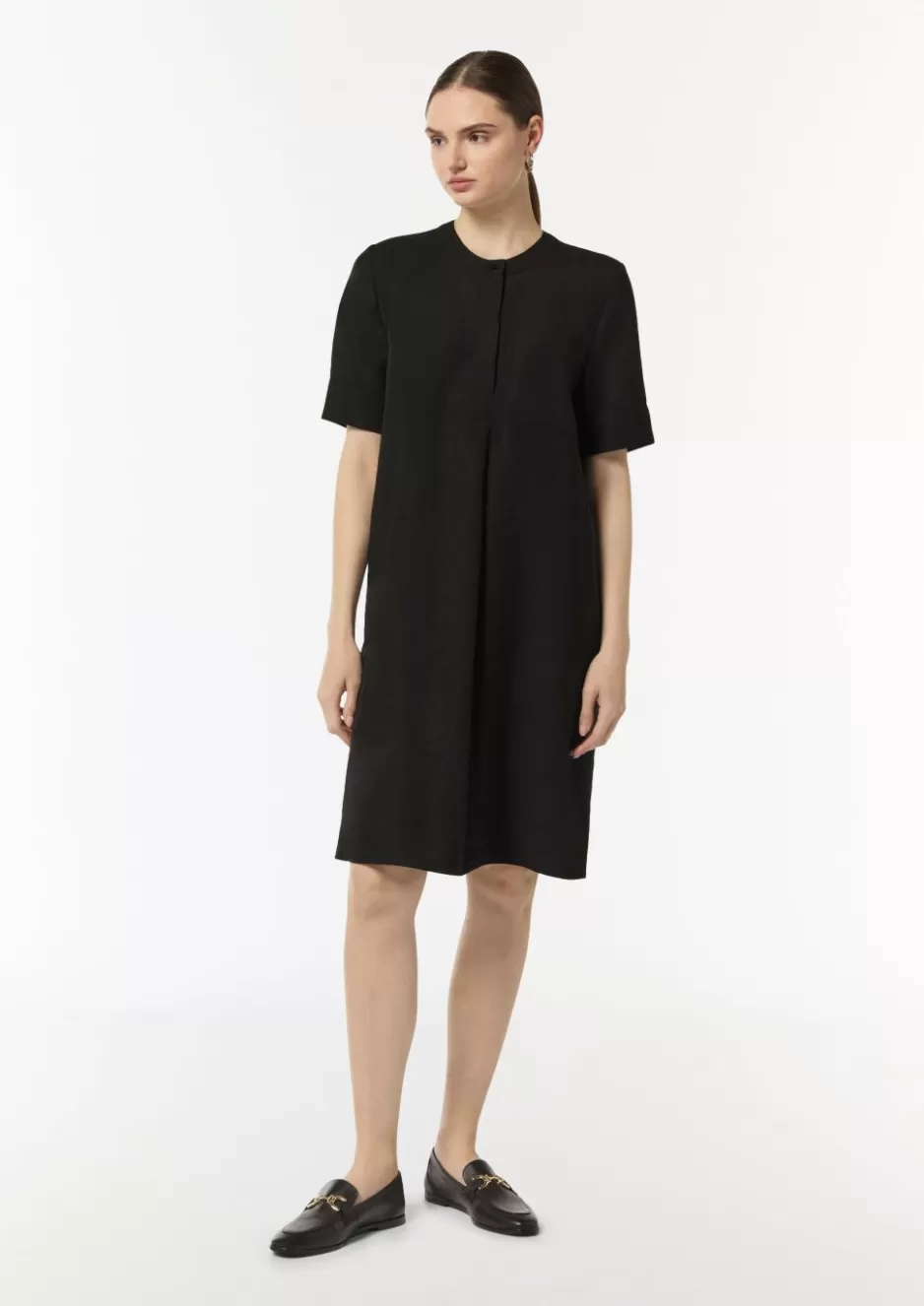 Comma T-Shirt-Kleid mit Stehkragen< Nachhaltige Styles | Kleider