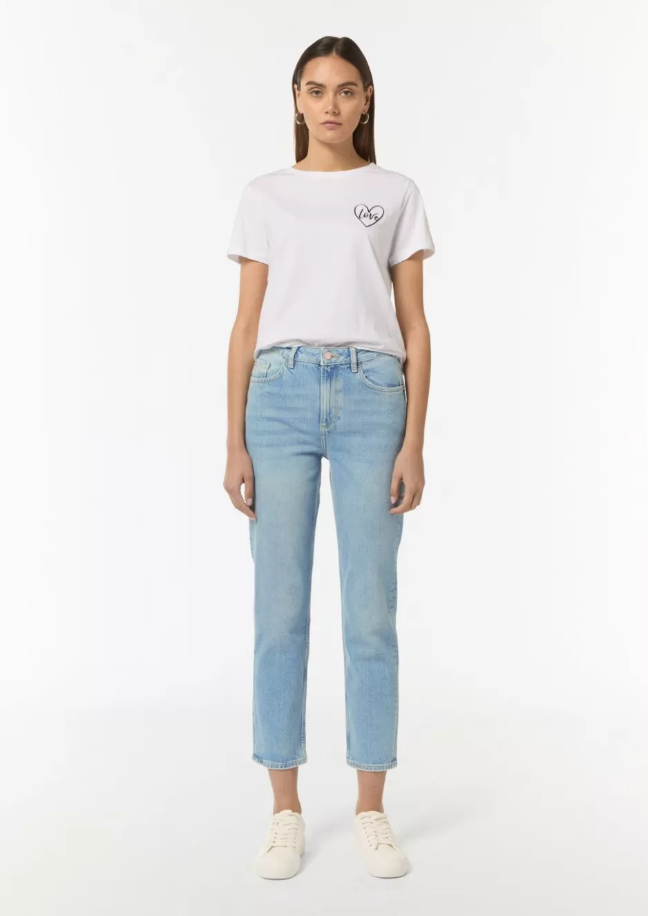 Comma Verwaschene Jeans mit Straight Leg< Nachhaltige Styles | Jeans