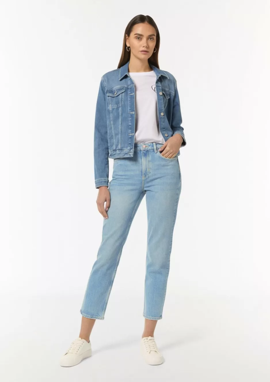 Comma Verwaschene Jeans mit Straight Leg< Nachhaltige Styles | Jeans