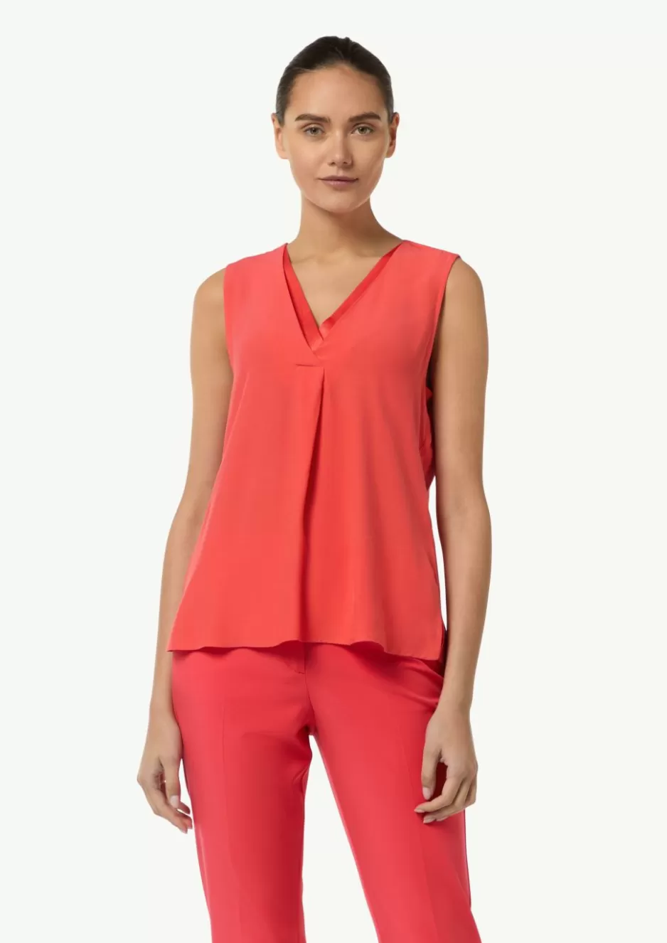 Comma V-Neck-Top aus Crêpe< Nachhaltige Styles | Blusen